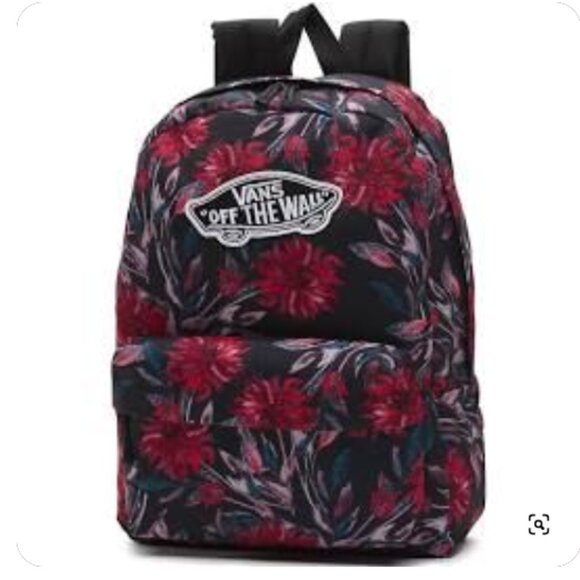 Vans Womens Realm Backpack - Black Dahlia - Picture 1 of 13